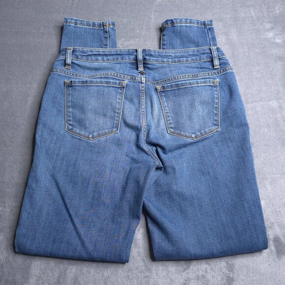 Prana Womens Tappered Leg Fit Jeans 6 Low Rise Medium Wash Stretch - Picture 2 of 9